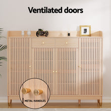 Load image into Gallery viewer, Artiss Shoe Rack Cabinet with Shelves 26 Pairs Pine