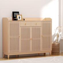 Load image into Gallery viewer, Artiss Shoe Rack Cabinet with Shelves 26 Pairs Pine