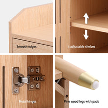Load image into Gallery viewer, Artiss Shoe Rack Cabinet 4-Tier 16 Pairs Pine