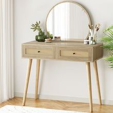 Load image into Gallery viewer, Artiss Dressing Table Set Rattan Frances