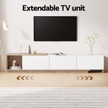 Load image into Gallery viewer, Artiss TV Cabinet Entertainment Unit Stand Extendable White Oak
