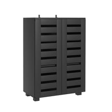 Load image into Gallery viewer, Artiss Shoe Rack Storage Cabinet 20 Pairs 5-tier Black Alster