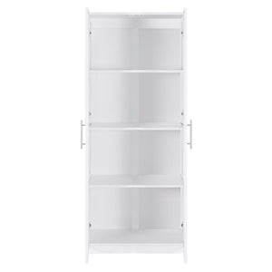 2 Door Buffet Sideboard Cupboard Cabinet Pantry White