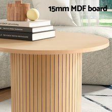 Load image into Gallery viewer, Artiss Coffee Table Round Fluted