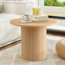 Load image into Gallery viewer, Artiss Coffee Table Round Fluted