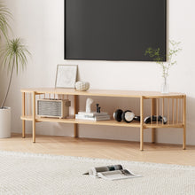 Load image into Gallery viewer, Artiss TV Unit Entertainment Unit Storage Shelf 148cm Pine