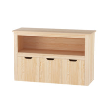 Load image into Gallery viewer, Keezi Kids Bookshelf 3 Drawers Storage Children Bookcase Toy Organiser Display Wooden