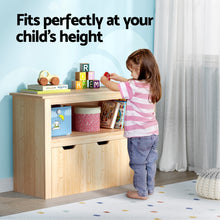 Load image into Gallery viewer, Keezi Kids Bookshelf 3 Drawers Storage Children Bookcase Toy Organiser Display Wooden