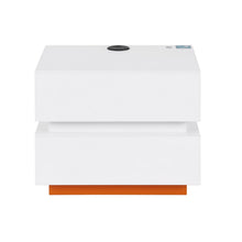Load image into Gallery viewer, Artiss Smart Bedside Table LED Wireless Charging Ada