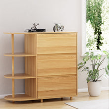 Load image into Gallery viewer, Artiss Chest of 3 Drawers Storage Cabinet 3 Shelves Pine