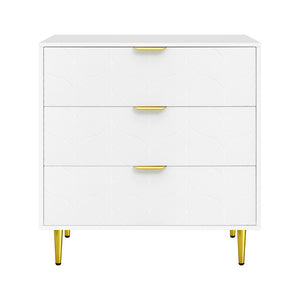 Artiss 3 Chest of Drawers Lowboy Cabinet White
