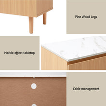Load image into Gallery viewer, Artiss TV Cabinet Entertainment Unit Stand 180CM Pine White