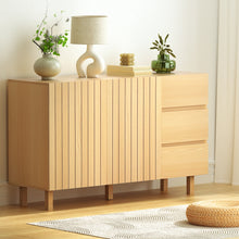 Load image into Gallery viewer, 130cm Artiss Buffet Sideboard Cupboard Cabinet Pantry Storage Drawer Pine