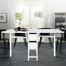 Load image into Gallery viewer, Artiss Dining Table Rectangular Extendable White