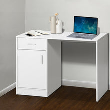 Load image into Gallery viewer, Artiss Computer Desk Drawer Cabinet White 100CM