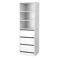 Load image into Gallery viewer, Artiss 3 Chest of Drawers Tallboy Cabinet White