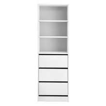 Load image into Gallery viewer, Artiss 3 Chest of Drawers Tallboy Cabinet White