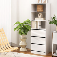 Load image into Gallery viewer, Artiss 3 Chest of Drawers Tallboy Cabinet White