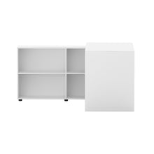 Load image into Gallery viewer, Artiss Computer Desk Bookshelf White 130CM