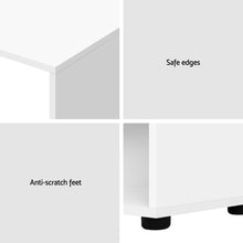 Load image into Gallery viewer, Artiss Computer Desk Bookshelf White 130CM