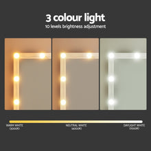 Load image into Gallery viewer, Artiss Dressing Table Vanity Desk Set Stool 12 Led Bulbs White