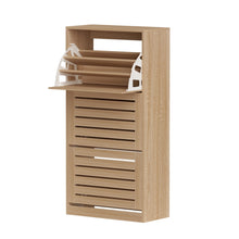 Load image into Gallery viewer, Artiss Shoe Cabinet Storage Drawer 45 Pairs Pine