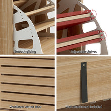 Load image into Gallery viewer, Artiss Shoe Cabinet Storage Drawer 45 Pairs Pine