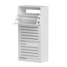 Load image into Gallery viewer, Artiss Shoe Cabinet Storage Drawer 45 Pairs White