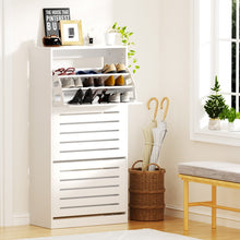 Load image into Gallery viewer, Artiss Shoe Cabinet Storage Drawer 45 Pairs White