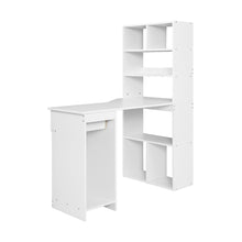 Load image into Gallery viewer, Artiss Computer Desk Bookshelf Drawer Cabinet White 120CM