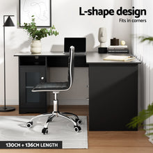 Load image into Gallery viewer, Artiss Computer Desk Home Office Study Desks L-shaped Corner Table with Storage
