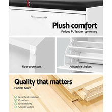 Load image into Gallery viewer, Artiss Shoe Cabinet Bench Shoes Storage Rack Organiser Drawer White 15 Pairs