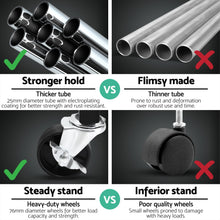Load image into Gallery viewer, Artiss Clothes Rack Double Rod Airer Rail Coat Stand Adjustable Hanger