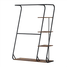 Load image into Gallery viewer, Artiss Clothes Rack Coat Stand 172cm 4-Tier Walnut