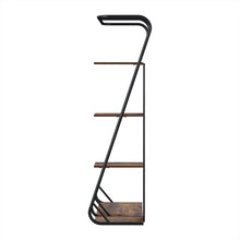 Load image into Gallery viewer, Clothes Rack Coat Stand 172cm 4-Tier Walnut