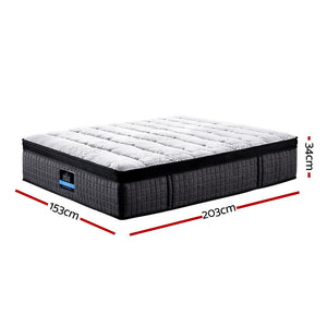 Home Bedding 34cm Mattress 9 Zone Latex Foam Queen