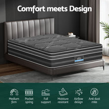 Load image into Gallery viewer, Giselle Bedding 35cm Mattress Bamboo Cover Double