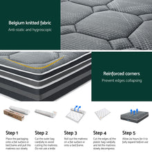 Load image into Gallery viewer, Giselle Bedding 35cm Mattress Bamboo Cover Double