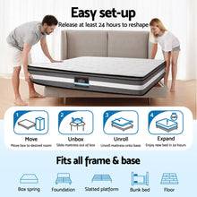 Load image into Gallery viewer, Giselle Bedding 30cm Mattress Gel Foam Pocket Spring Double