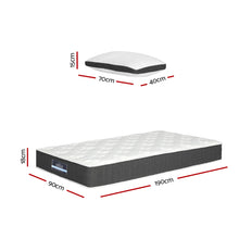 Load image into Gallery viewer, Giselle Bedding 18cm Mattress Medium Soft w/Pillows Single