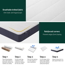 Load image into Gallery viewer, 20cm Giselle Mattress Double Bed Pocket Spring Mattresses