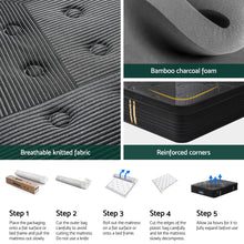 Load image into Gallery viewer, 35cm Giselle Mattress Double Bed Bamboo Pocket Firm Foam