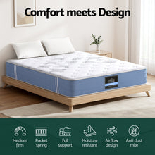 Load image into Gallery viewer, 25cm Giselle Mattress Double Bed Pocket Spring Mattresses
