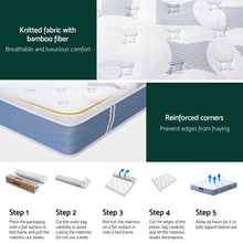 Load image into Gallery viewer, 25cm Giselle Mattress Double Bed Pocket Spring Mattresses