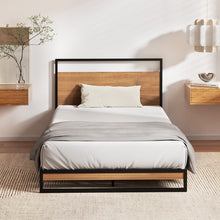 Load image into Gallery viewer, Artiss  Metal Bed Frame King Single Size Beds Platform with Mattress