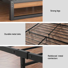 Load image into Gallery viewer, Artiss  Metal Bed Frame King Single Size Beds Platform with Mattress
