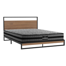 Load image into Gallery viewer, Artiss Bed Frame Queen Size Metal Frame DANE with Mattress