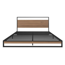 Load image into Gallery viewer, Artiss Bed Frame Queen Size Metal Frame DANE with Mattress
