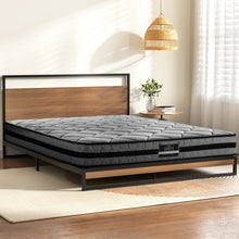 Load image into Gallery viewer, Artiss Bed Frame Queen Size Metal Frame DANE with Mattress