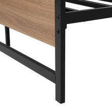 Load image into Gallery viewer, Bed Frame Double Size Metal Base Mattress Platform Foundation Black DREW